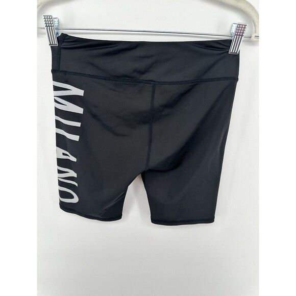 Milano Di Rouge Spell out Shorts Size Small Black - Picture 2 of 3